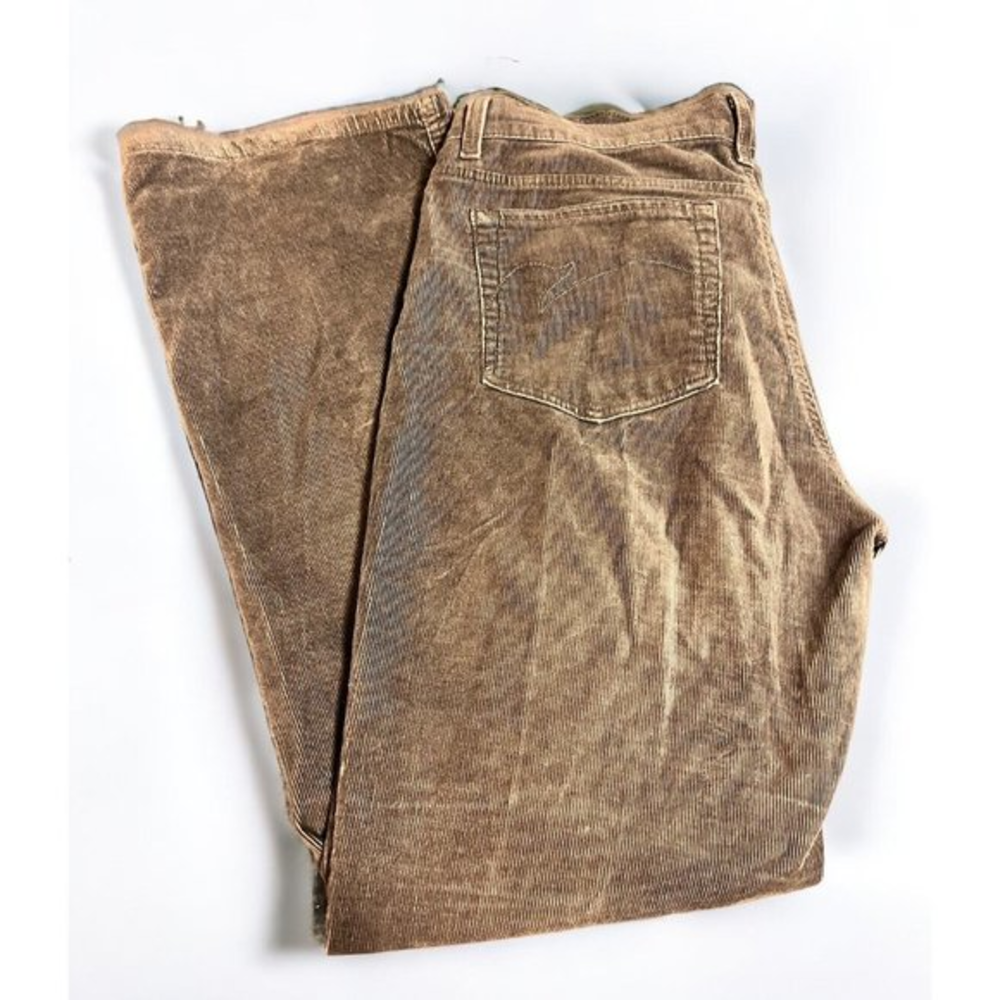 GLORIA VANDERBILT Women's Size 12‎ Brown Corduroy Pants